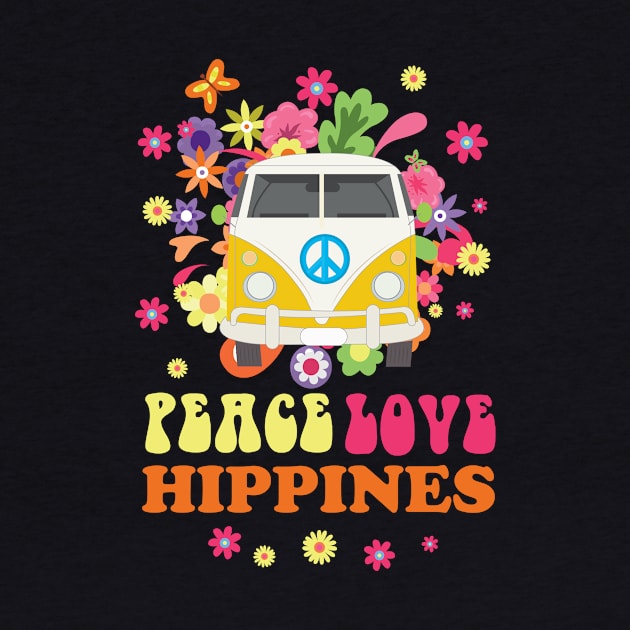 Peace Love Hippines Vintage by GDLife